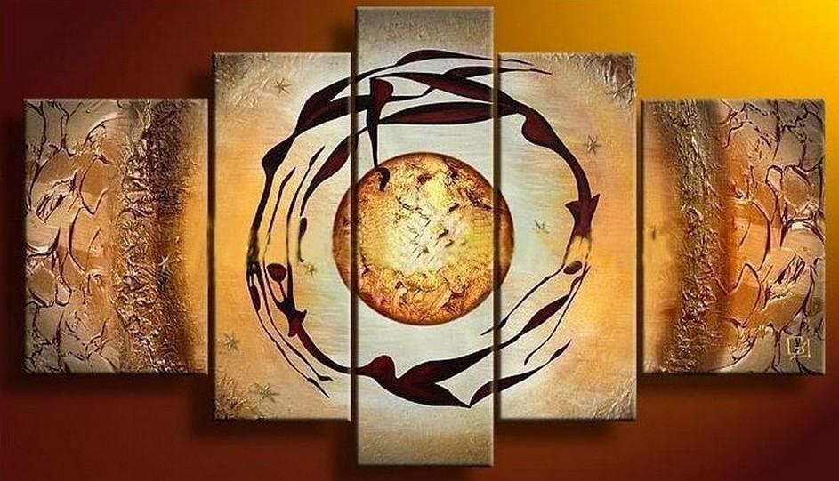 Modern Art, Canvas Art, 5 Piece Canvas Art, Abstract Art, Canvas Painting, Wall Art, Dancing Figure Painting