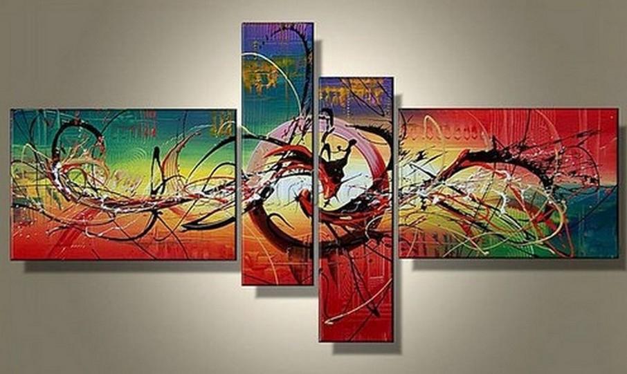 Large Abstract Wall Art Paintings, Contemporary Acrylic Art, Abstract Lines Painting, Hand Painted Art, Heavy Texture Paintings