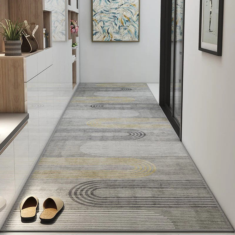 Modern Long Hallway Runners, Kitchen Runner Rugs, Entryway Runner Rugs, Long Hallway Runners, Long Narrow Runner Rugs, Entrance Hallway Grey Runners