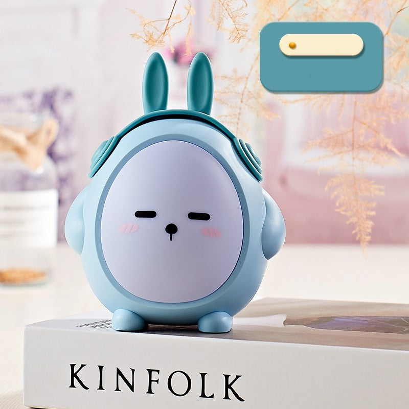 1pc Cute Rabbit Night Light, Children's Bedroom Light, LED Desk Lamp (3 Modes: Warm Light, Cold Light, Seven-color Light)