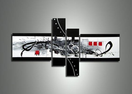 Abstract Acrylic Art, Black and White Paintings, Living Room Modern Wall Art Ideas, Contemporary Wall Painting, Buy Painting Online