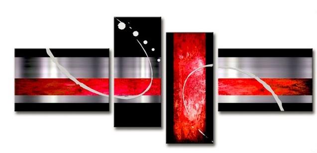 Abstract Wall Art Paintings, Huge Wall Art, Extra Large Painting for Living Room, Black and Red Wall Art, Art on Canvas, Buy Art Online