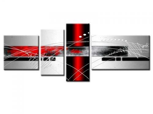 Extra Large Painting, Abstract Art, Living Room Wall Art, 4 Panel Set, Modern Art, Contemporary Art