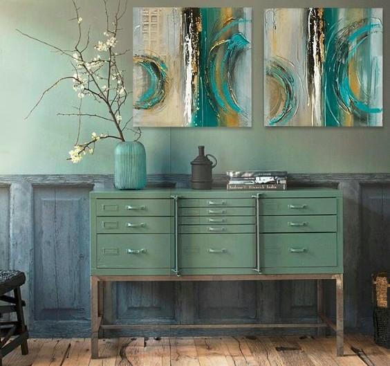 Dining Room Wall Art, Wall Art, Wall Hanging, Canvas Painting, Abstract Art Painting, Modern Art, Hand Painted Art