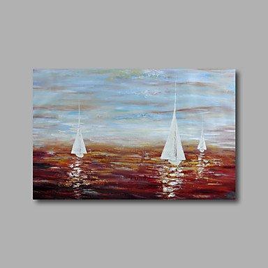 Sail Boat Painting, Canvas Painting, Wall Art Decor, Abstract Art, Canvas Wall Art, Art on Canvas