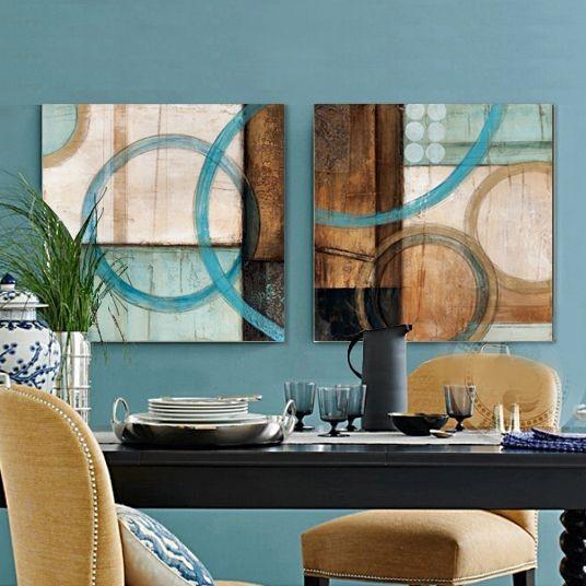 Canvas Painting, Abstract Art Painting, Dining Room Wall Art, Wall Hanging, Hand Painted Art