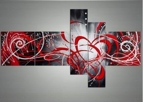Hand Painted Canvas Art, Multiple Canvas Painting, Living Room Modern Painting, Abstract Painting on Canvas, Huge Wall Art Paintings