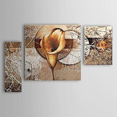 Abstract Painting, Flower Painting, Canvas Painting, Abstract Art, Wall Art, Large Painting, Living Room Wall Art, Modern Art, 3 Piece Wall Art