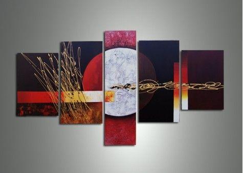 Large Art, Abstract Painting, Canvas Painting, Abstract Art, 5 Piece Wall Art, Canvas Art Painting, Ready to Hang