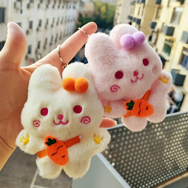 1pc, Chinese New Year Rabbit Doll Keychain (4.33"×2.36")