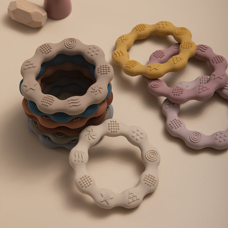 Baby Silicone Teethers, Newborn Tactile Training Teething Toy