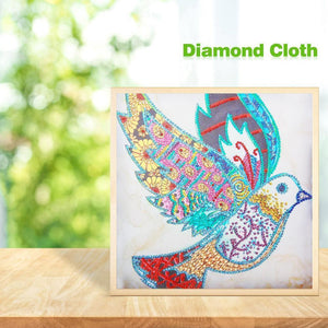 Bird 5D DIY Special Shaped Diamond Painting - artpaintingworld