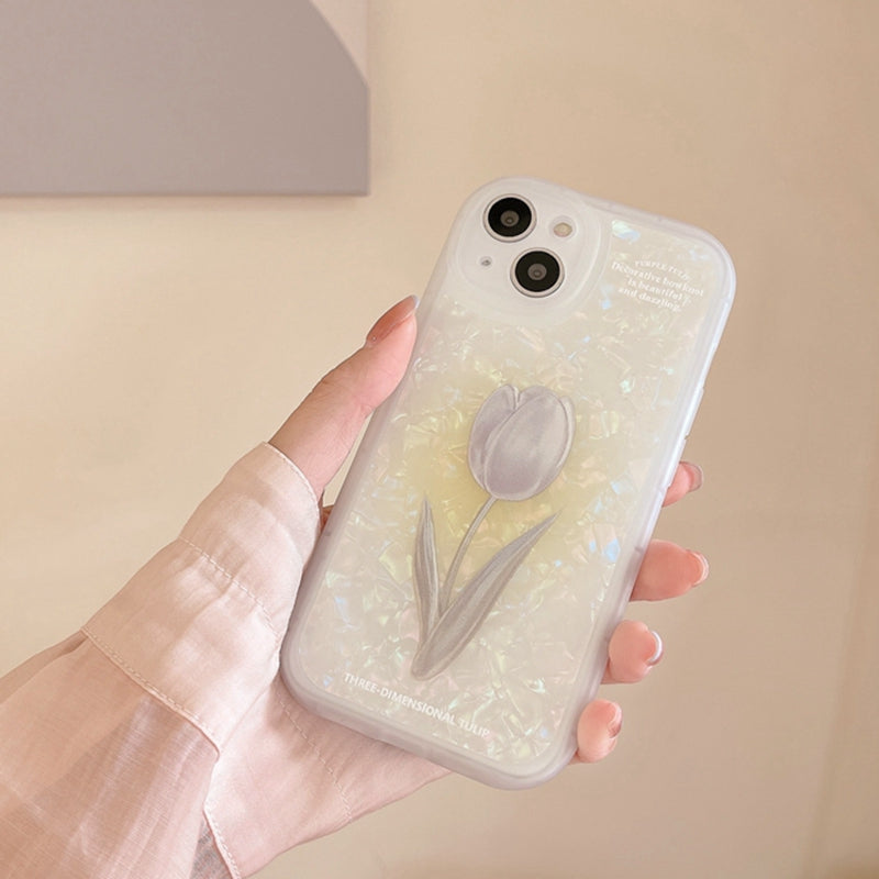 Rose And Tulips Shell Mobile Phone Case