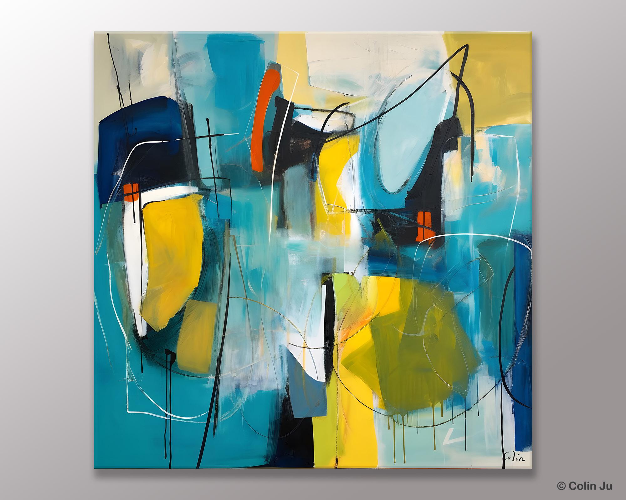 Acrylic Painting for Living Room, Contemporary Abstract Artwork, Extra Large Wall Art Paintings, Original Modern Artwork on Canvas