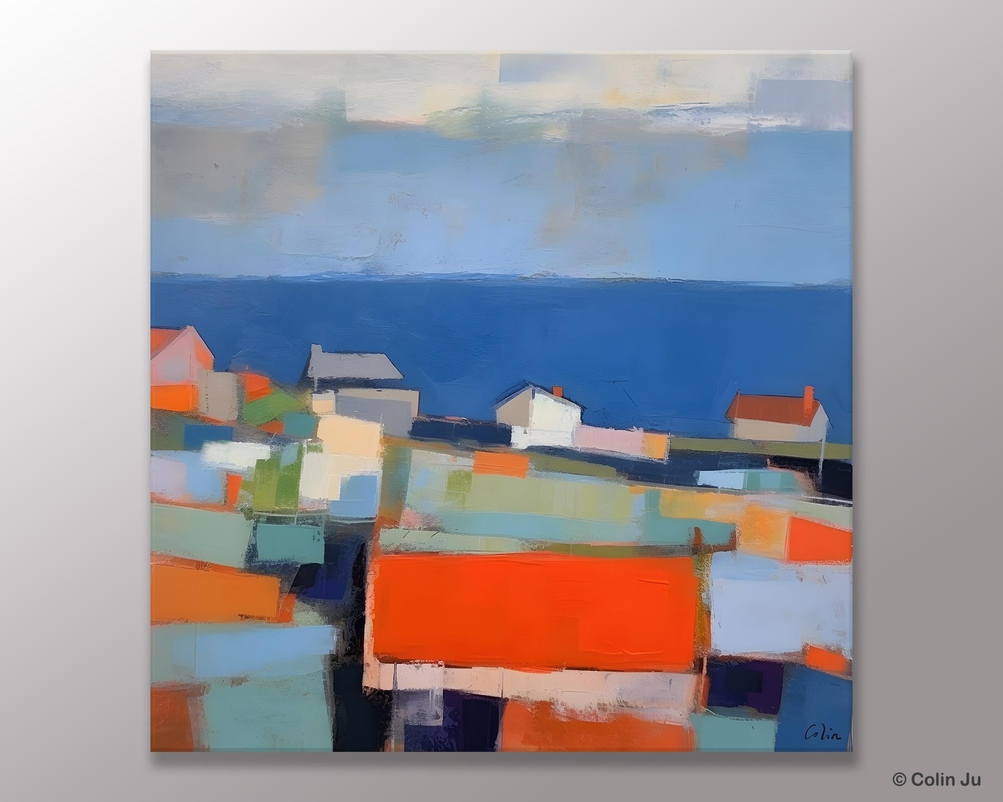 Large Art Painting for Living Room, Original Landscape Canvas Art, Oversized Landscape Wall Art Paintings, Contemporary Acrylic Painting on Canvas