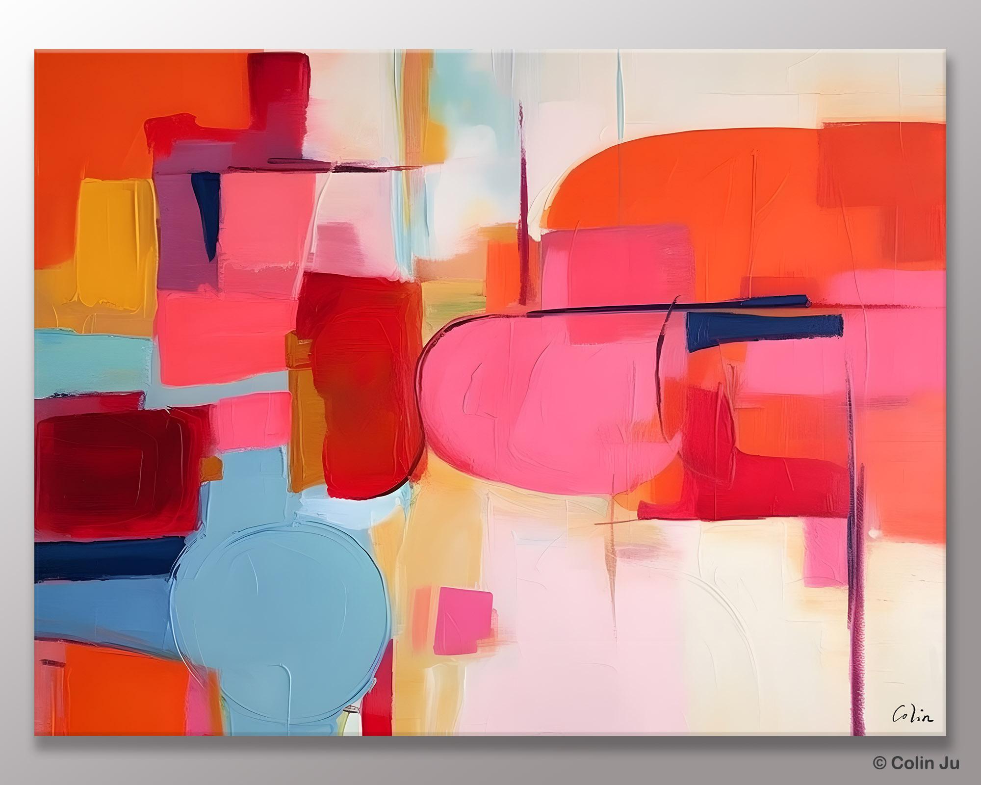 Acrylic Paintings Behind Sofa, Abstract Paintings for Bedroom, Original Hand Painted Canvas Art, Contemporary Canvas Wall Art, Buy Paintings Online