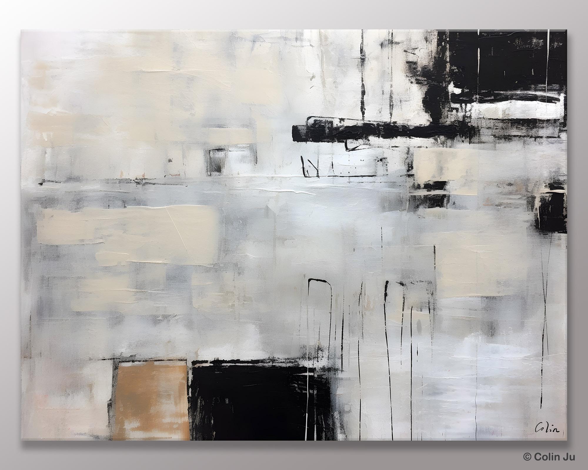 Large Original Abstract Wall Art, Simple Modern Art, Contemporary Acrylic Paintings, Oversized Paintings on Canvas, Large Canvas Paintings for Living Room