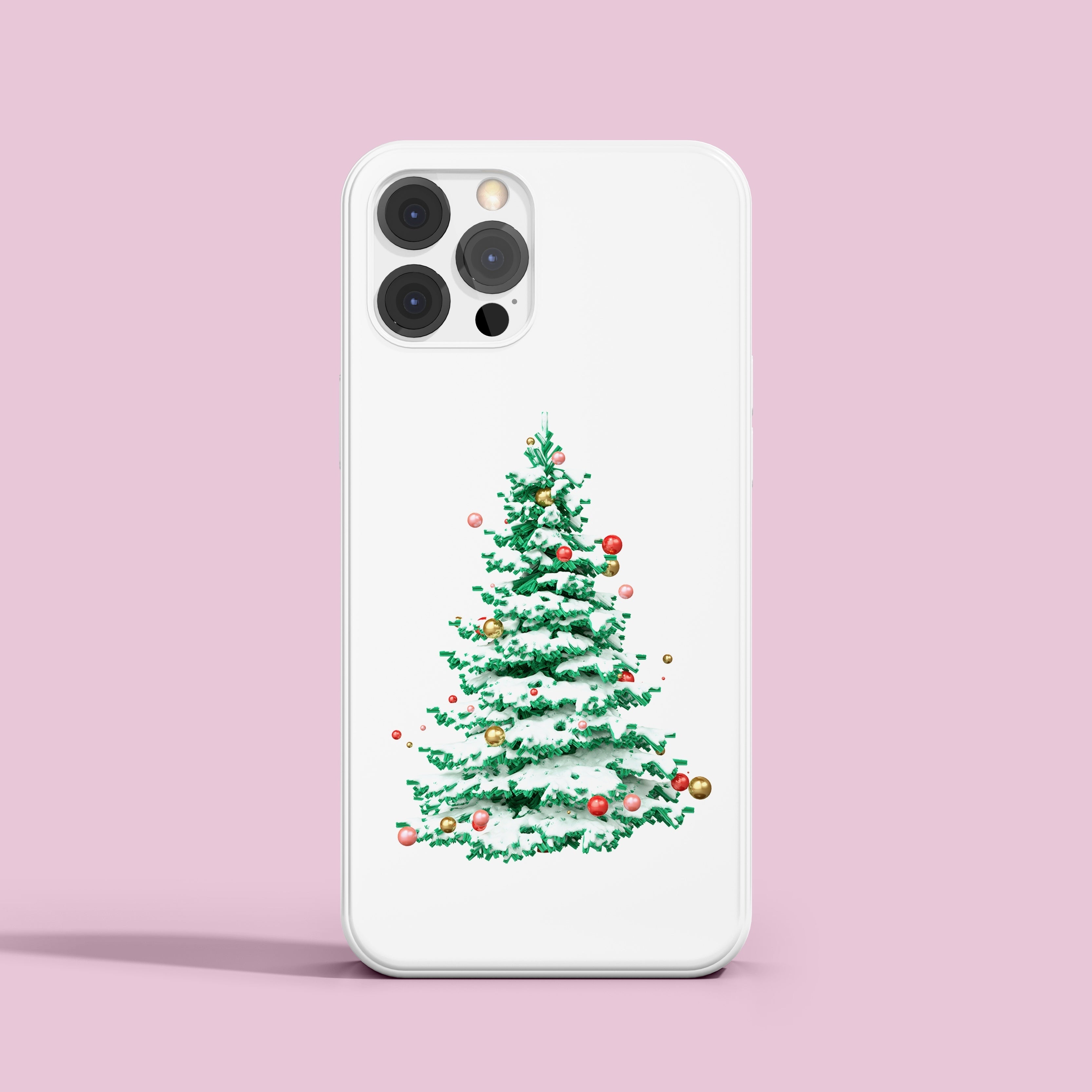 1 Pc Christmas Tree Christmas Theme Anti -fall Phone Case