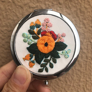 diy three-dimensional double-sided mirror handmade creative production makeup mirror material package ktclubs.com