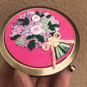 diy three-dimensional double-sided mirror handmade creative production makeup mirror material package ktclubs.com