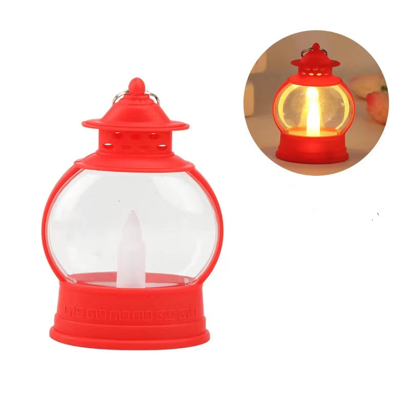 1pc Vintage Creative Candle Table Lamp, Lantern Garden Decorative Light