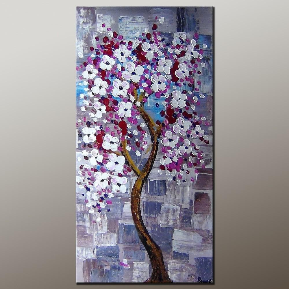 Flower Art, Acrylic Painting, Heavy Texture Painting, Abstract Art Painting, Canvas Wall Art, Bedroom Wall Art, Canvas Art, Modern Art, Contemporary Art