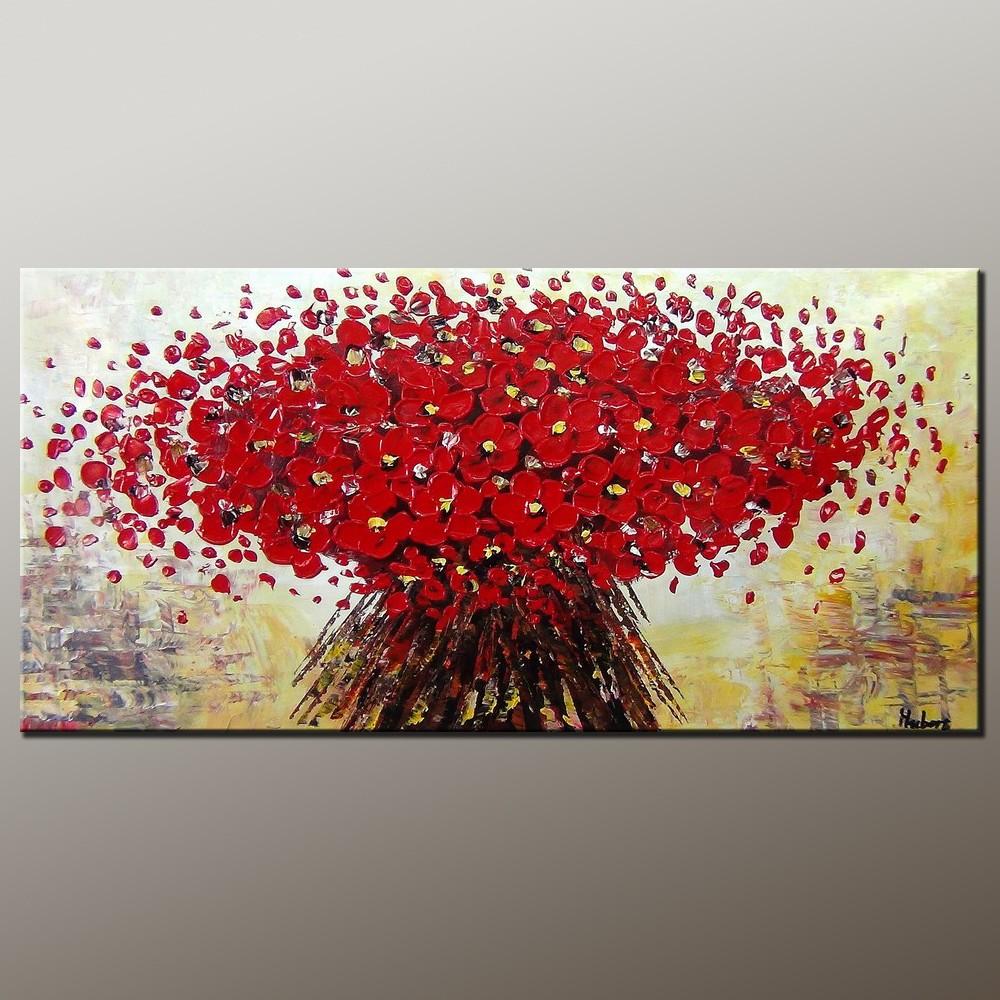 Heavy Texture Painting, Abstract Art Painting, Acrylic Painting, Modern Art, Flower Art, Canvas Wall Art, Bedroom Wall Art, Canvas Art, Contemporary Art
