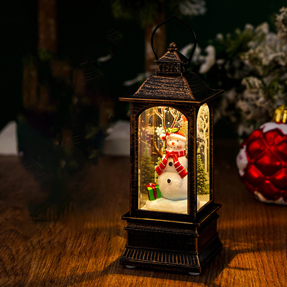 1pc Christmas Night Lamp, Christmas Lanterns, Home Decoration, Ideal Gifts, 5.5in/14cm*1.96in/5cm*1.96in/5cm