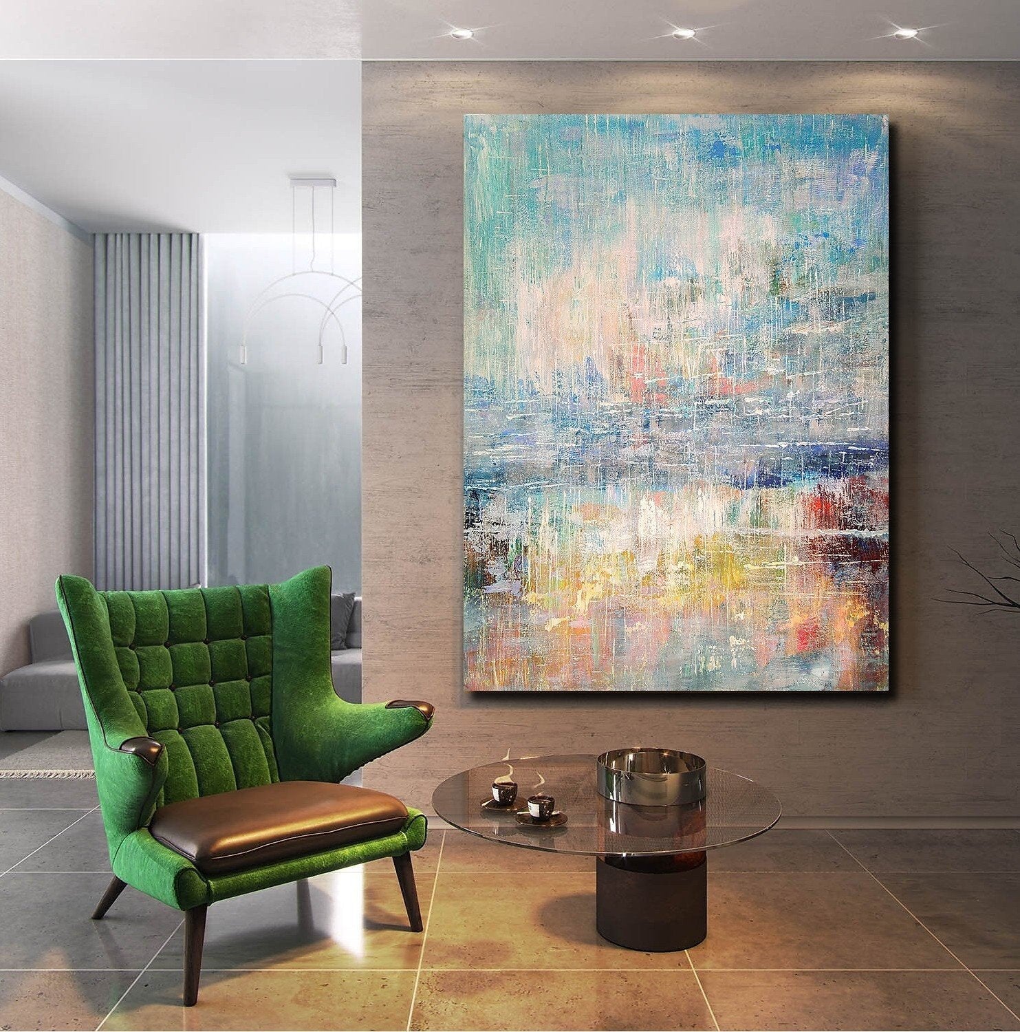 Extra Large Wall Art Paintings, Simple Modern Art, Simple Abstract Painting, Large Paintings for Bedroom