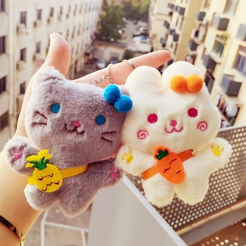 1pc, Chinese New Year Rabbit Doll Keychain (4.33"×2.36")