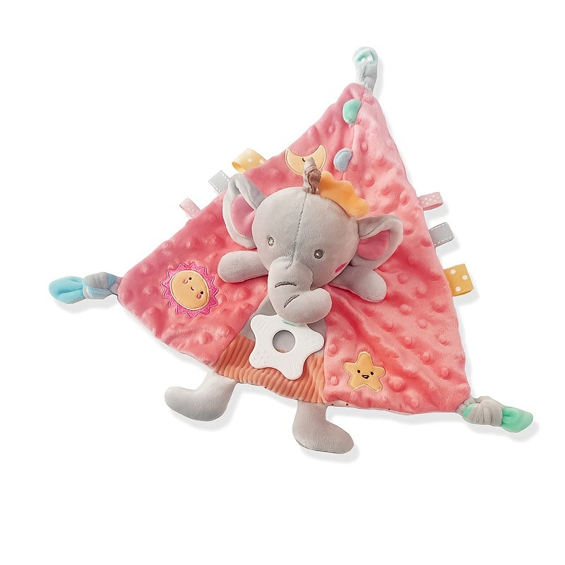 Infant Security Blanket Biteable Teether, Baby Snuggle Blanket Baby Teething Teether Dolls Baby Touch Training Toys For Infant