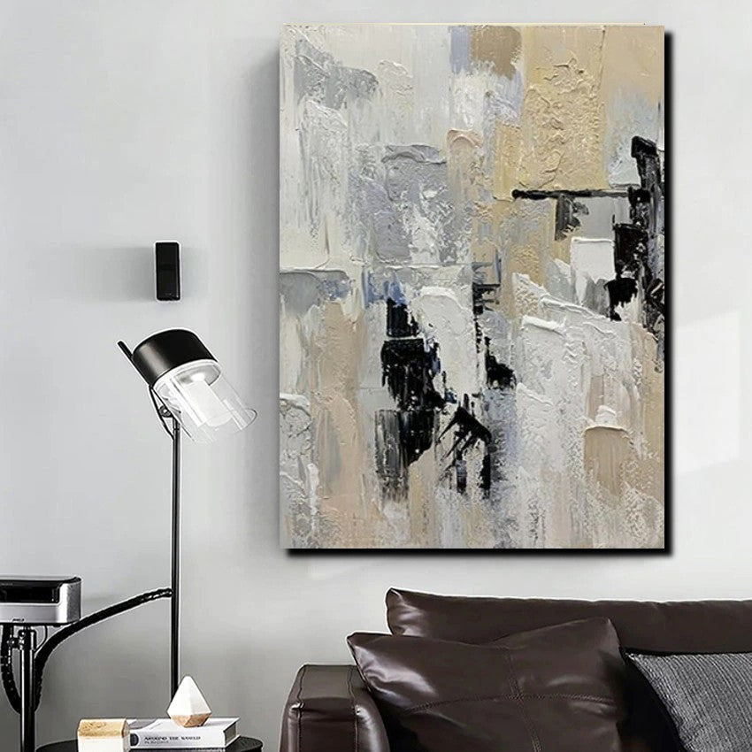 Heavy Texture Painting, Modern Abstract Painting, Simple Wall Art Ideas, Dining Room Abstract Painting, Acrylic Canvas Paintings