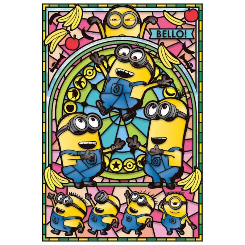 5D DIY Minions Diamond Painting kit Complete Set, Diamond Embroidery Cross Stitch Kit, Home Decoration