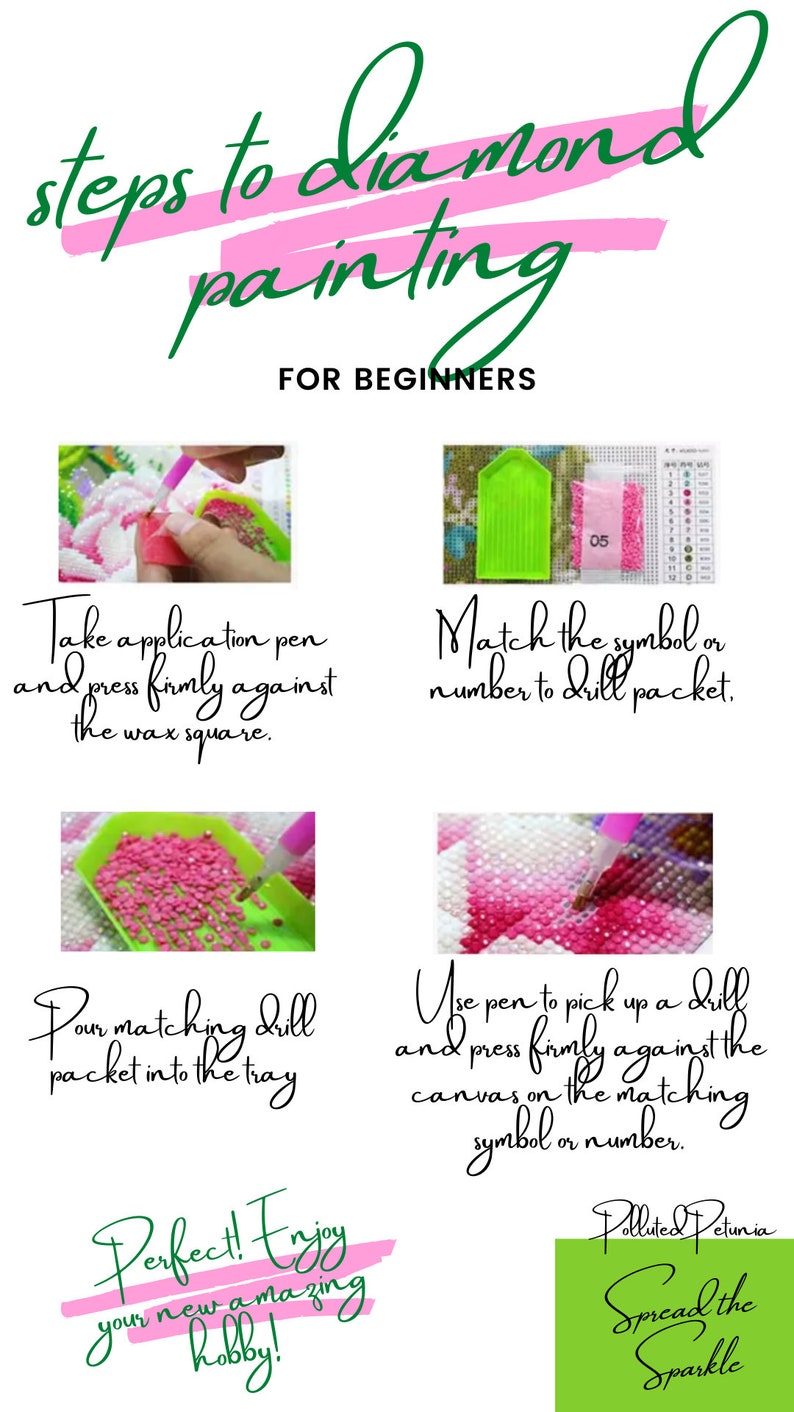 DIY Diamond Painting Kit ~ Mermaid 16X24 Inches.