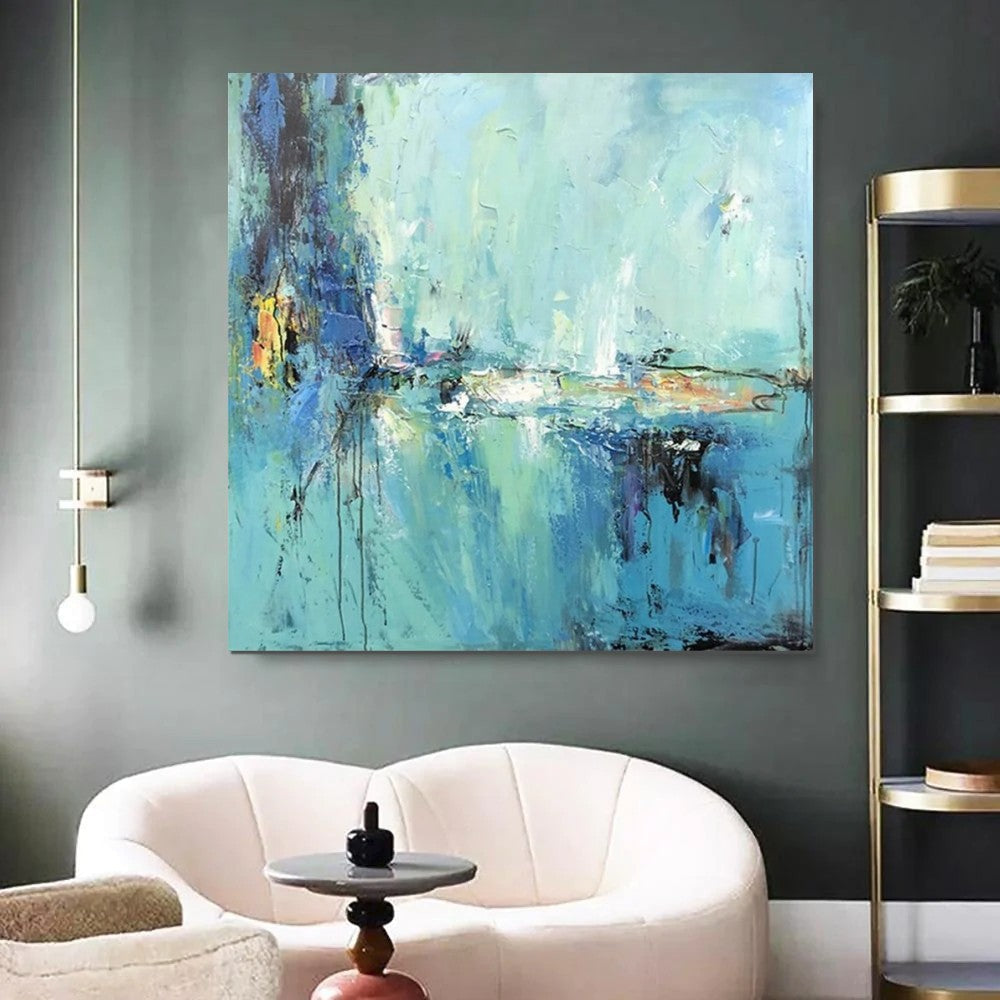 Modern Acrylic Canvas Painting, Heavy Texture Paintings, Palette Knife Paniting, Acrylic Painting on Canvas, Oversized Wall Art Painting for Sale