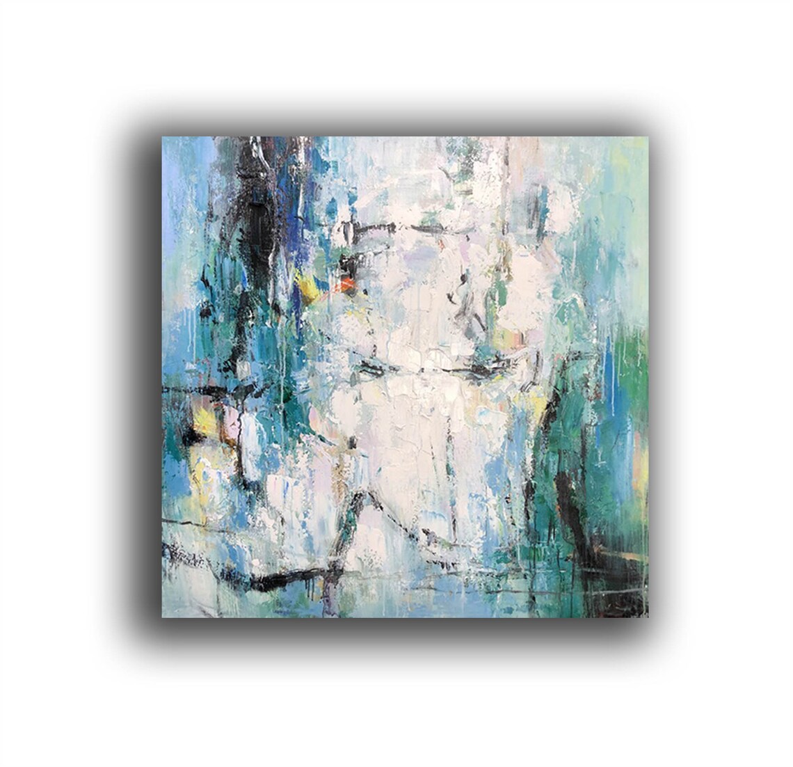 Large Paintings for Living Room, Hand Painted Acrylic Painting, Bedroom Wall Painting, Modern Contemporary Art, Modern Paintings for Dining Room