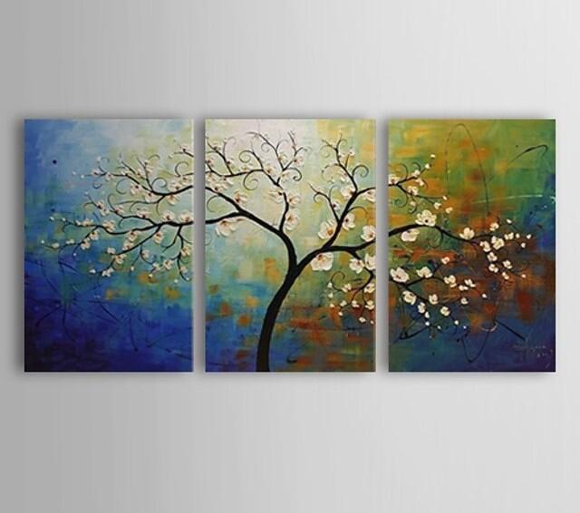 Heavy Texture Painting, Acrylic Painting for Bedroom, Tree of Life Painting, Palette Knife Painting, Simple Painting Ideas