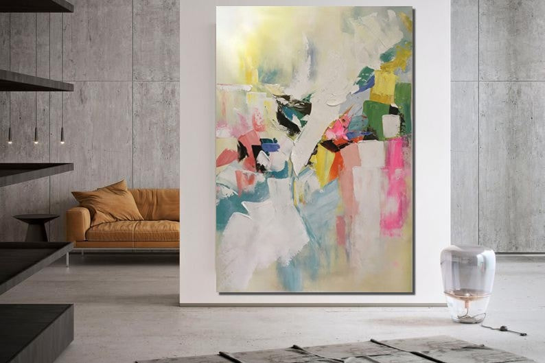 Large Canvas Art Ideas, Large Painting for Living Room, Contemporary Acrylic Art Painting, Buy Large Paintings Online, Simple Modern Art