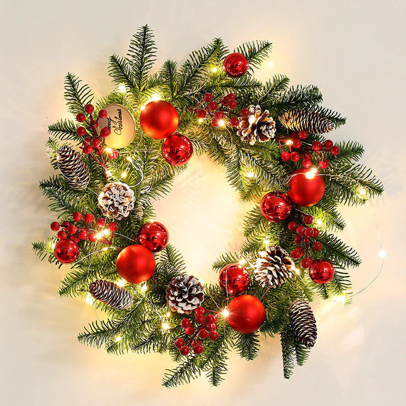 Homemade Christmas wreath crafting method detailed tutorial – ktclubs.com