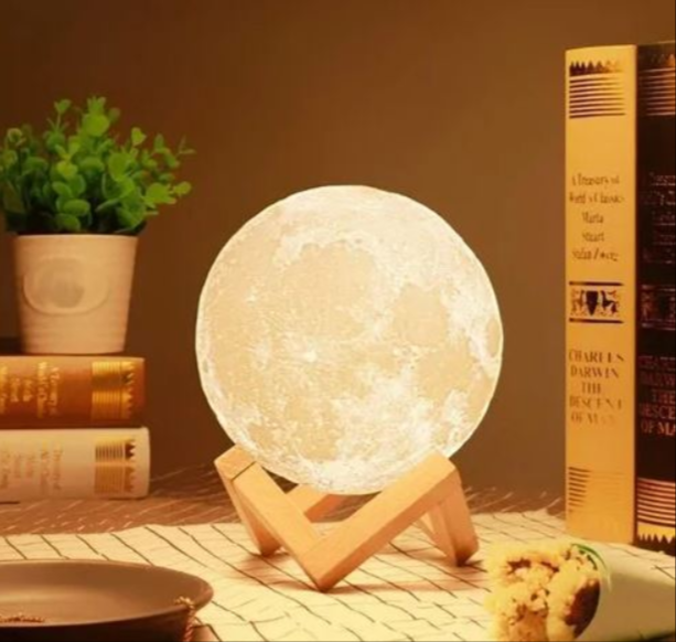 Lunar Luminescence: Unveiling the Rechargeable 3D Moon Lamp's Mystical Charm
