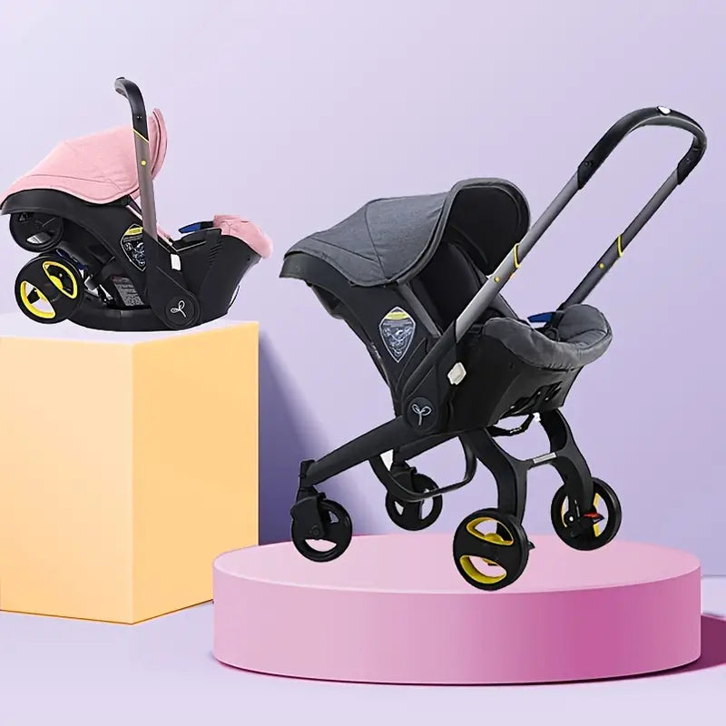 Baby Strollers 3-in-1 Newborn Infant Cradle Baskets Baby Carriage Prams Multi-functional  Folding Portable | Best Outdoor Baby Strollers
