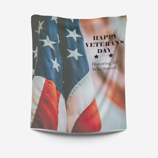On The Celebration of VETERANS DAY, Blanket is Design by Seerat.