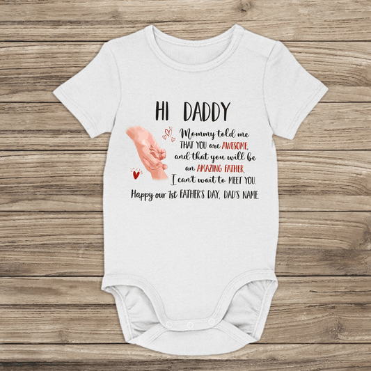Happy Our 1st Father's Day Baby Shirt-Macorner