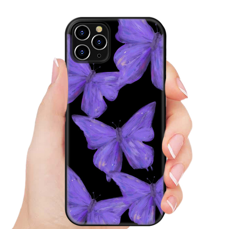 Oil painting butterfly phone case