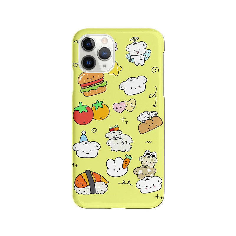 Happy puppy cartoon cute phone case