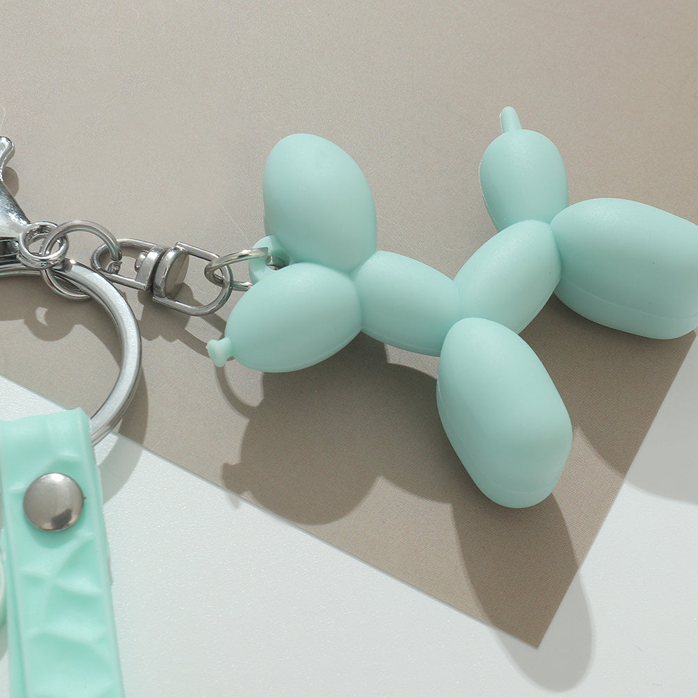 Balloon Puppy Keychain Doll Pendant Keychain Car Creative Key Pendant Cute Small Jewelry Ornament 1pc