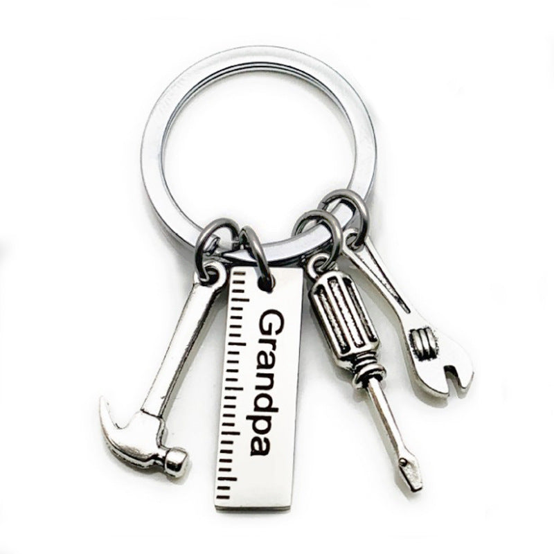 Men's Personalized Stainless Steel Keychain