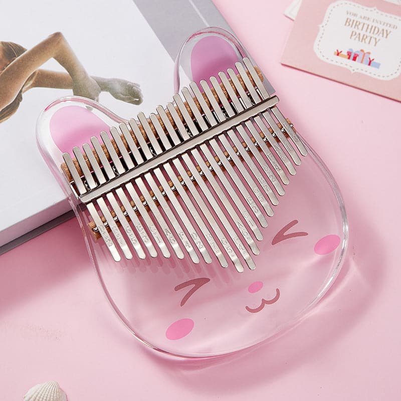 17-note Kalimba 21-note crystal clear finger piano instrument ktclubs.com