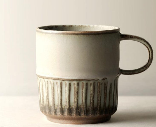 Handmade Ceramic Coffee Mug, Large Capacity Coffee Cup, Large Pottery Coffee Cup, Large Tea Cup