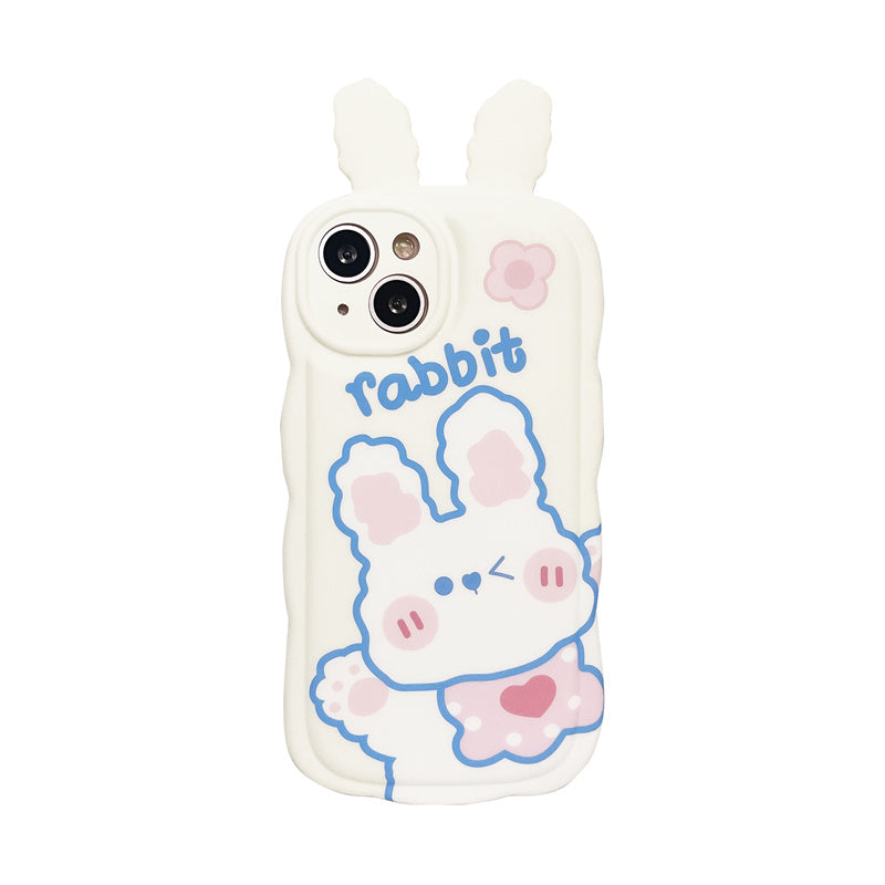 Rabbit Ears Protective Mobile Phone Case